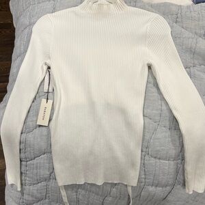 Aritzia Babaton Ambrosia Sculpt Knit; White/Blanc; Size S/P *Never Worn, Tags on